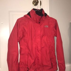 Women’s north face raincoat